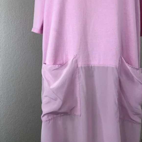 COS Oversized Sweater Dress Pockets with Silk Skirt - Picture 3 of 7